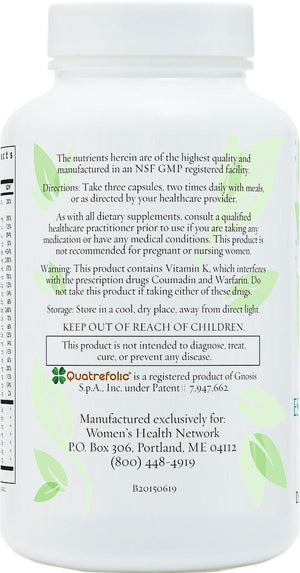Women's Health Network Essential Nutrients – Daily Multivitamin for Energy, Healthy Aging & Immune Support, Folate as Quatrefolic®, a Patented Natural Form of 5-MTHF Women's Health Network buy supplements Au