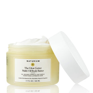 supplement productsNaturium The Glow Getter Whipped Multi-Oil Body Butter, Firming Cream & Body Moisturizer with Shea Butter, 7.7 fl oz - JerryCherryUSA