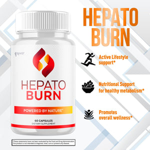 (2 Pack) Hepato Burn Capsules, Official Hepato Burn Pills with All Natural Premium Ingredients, Hepatoburn Energy and Fitness Vitamin Supplement, Hepatoburn Lifestyle Powered by Nature (120 Capsules) Syvor buy supplements Au