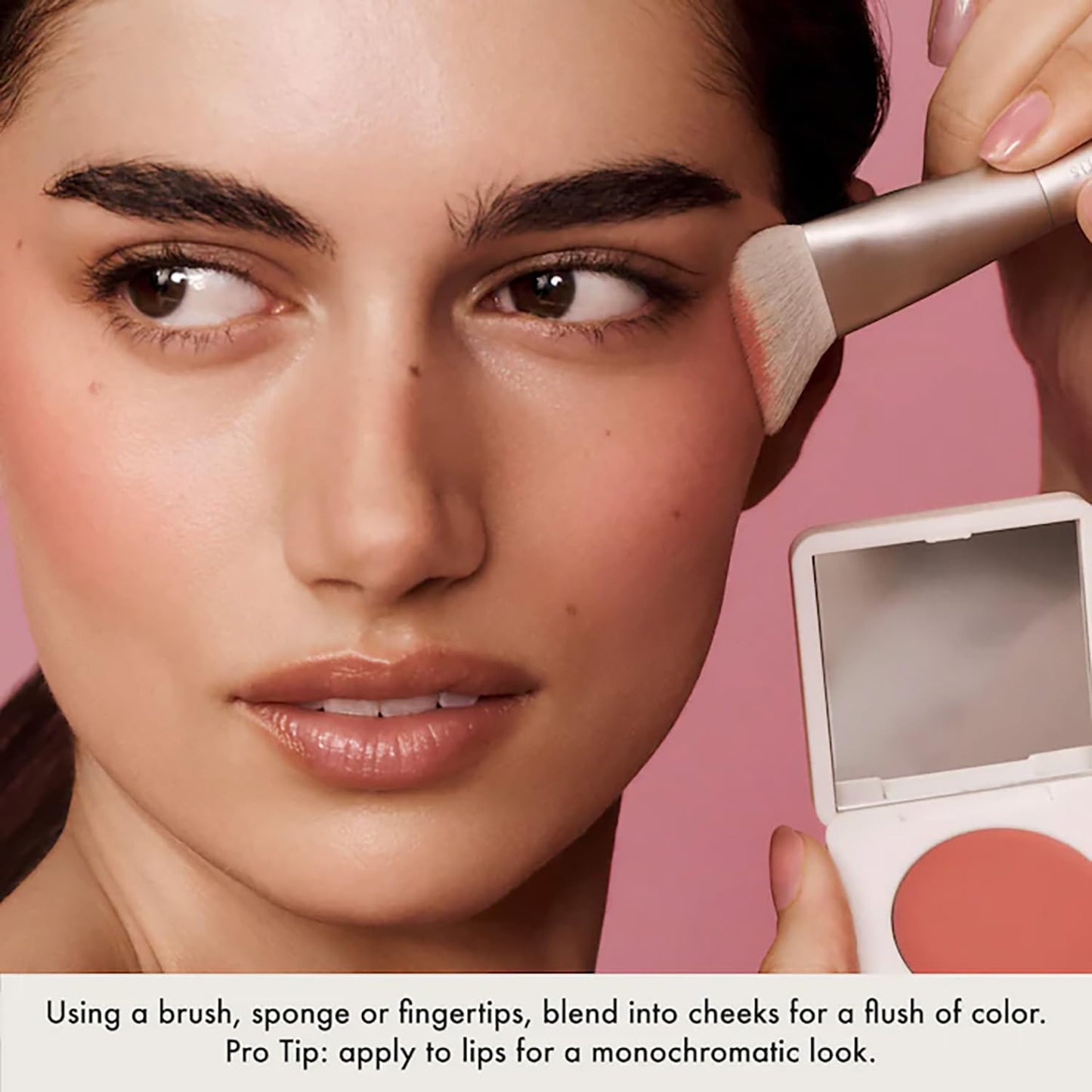 Summer Fridays Blush Butter Balm - Skincare-Infused Hydrating Cream Blush with Hyaluronic Acid, Ceramides, & Shea Butter for a Dewy Flush of Color - Cheek and Lip Tint - Berry Spritz (0.14 Oz)