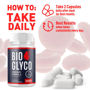 (2 Pack) Bio Glyco Capsules, Official BioGlyco Blood Health Support Pills with All Natural Ingredients, Advanced Blood Optimizer with Maximum Strength Premium Vitamins for Women & Men (120 Capsules) Syvor buy supplements Au