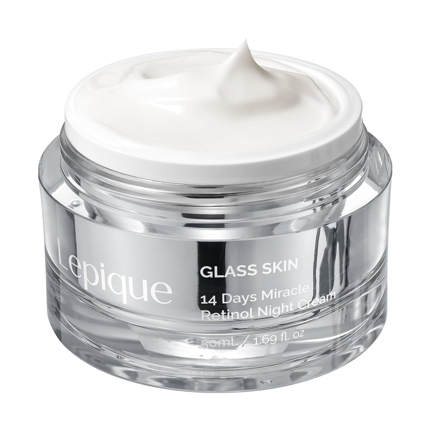 Lepique Retinol Night Cream 1.69oz - No.1 Korean Premium Overnight Repair Cream for Face and Neck