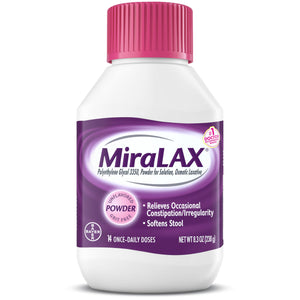 supplement productsMiraLAX Laxative Powder, Gentle Constipation Relief, PEG 3350, Physician Recommended, No Harsh Side Effects, 14 Dose - JerryCherryUSA