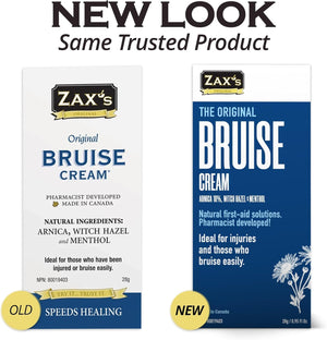 ZAX'S ORIGINAL Bruise Cream - Arnica and Witch Hazel Blend, Gentle on Skin, Plant-Based Ingredients for Skin Care - 28g ZAX'S ORIGINALBuy Supplements Australia