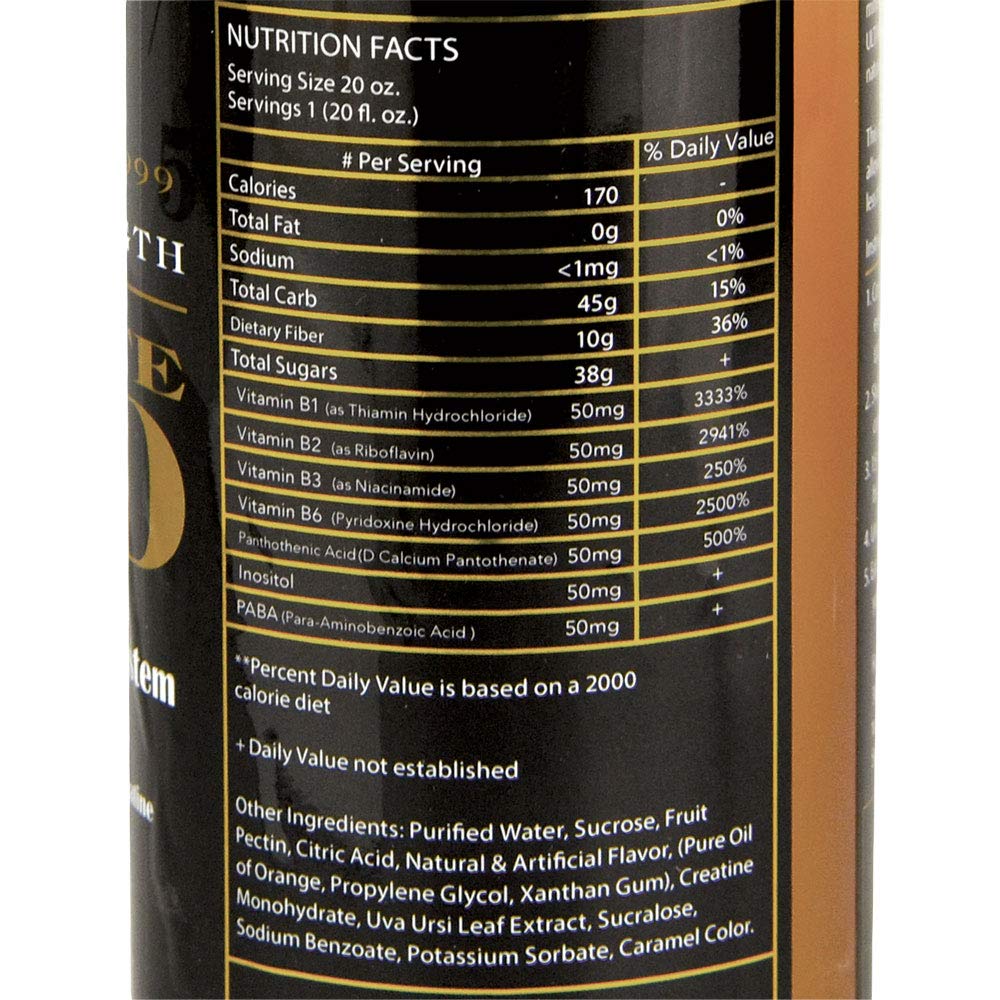Ultimate Gold Detox Drink - 20oz / Sweet Pineapple