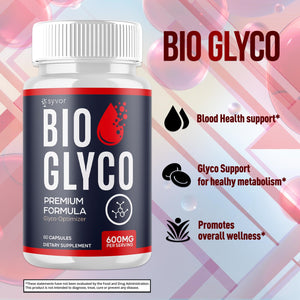 (2 Pack) Bio Glyco Capsules, Official BioGlyco Blood Health Support Pills with All Natural Ingredients, Advanced Blood Optimizer with Maximum Strength Premium Vitamins for Women & Men (120 Capsules) Syvor buy supplements Au