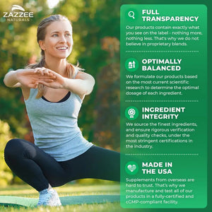 Zazzee USDA Organic Cranberry 25:1 Extract, 500 mg per Capsule, 100 Vegan Capsules, 3+ Month Supply, Certified Kosher, Vaccinium Macrocarpon, Urinary Tract & Bladder Support, Non-GMO, Made in the USA ZazzeeBuy Supplements Australia