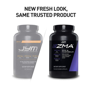 ZMA JYM, Zinc & Magnesium Supplement - Zinc, Magnesium and Vitamin B6, YM Supplement Science, 90 Vegetarian Capsules JYM Supplement Science buy supplements Au