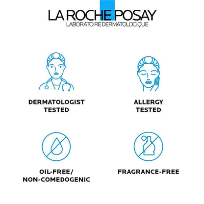 La Roche-Posay Effaclar Medicated Gel Cleanser,2% Salicylic Acid Cleanser + LHA + Glycerin,Foaming Acne Face Wash,Helps Clear & Prevent Acne Breakouts,