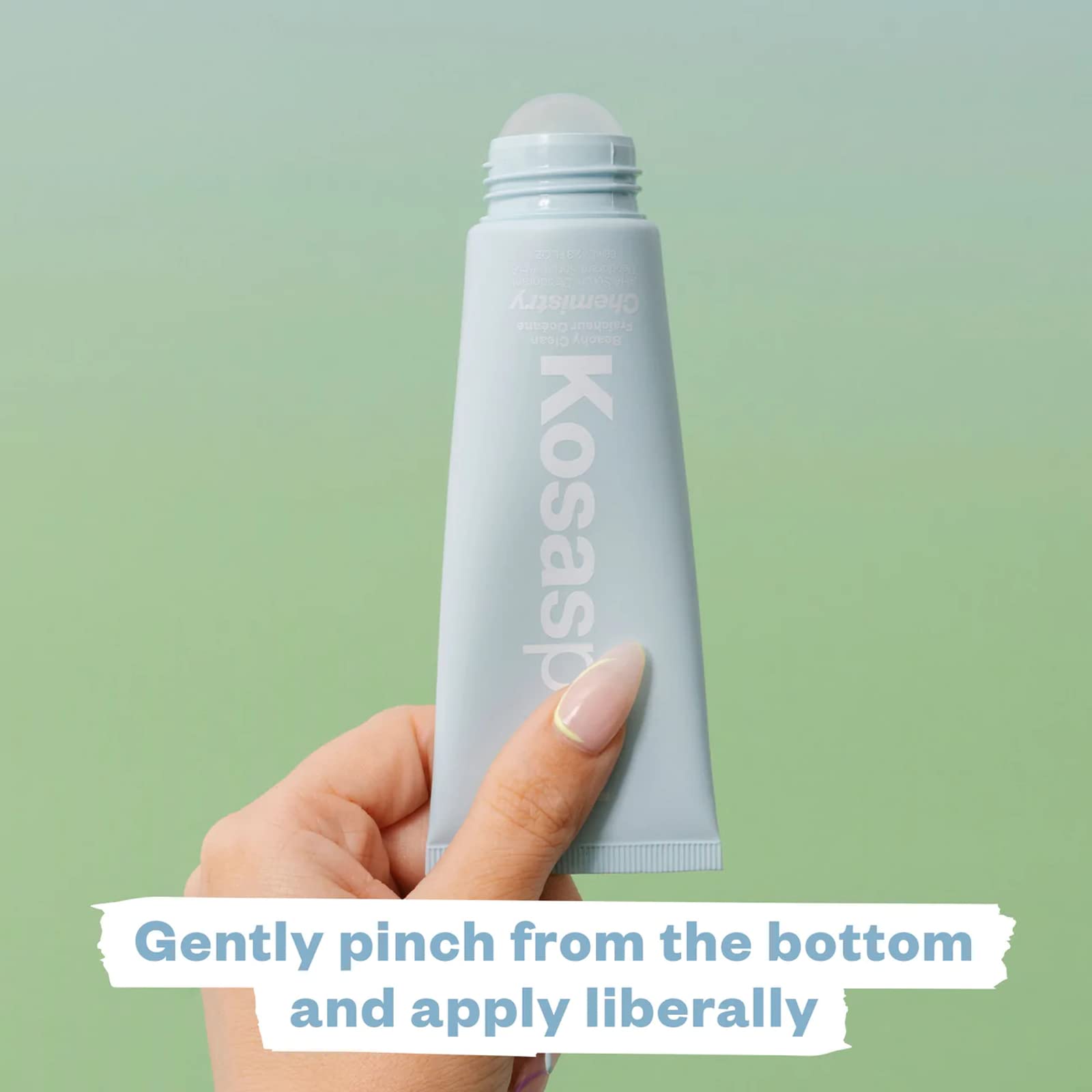 Kosas Chemistry Deodorant - Aluminium and Baking Soda Free + BO-Fighting AHA Serum that Exfoliates, Softens, and Nourishes the Skin, (Beachy Clean) KosasBuy Supplements Australia