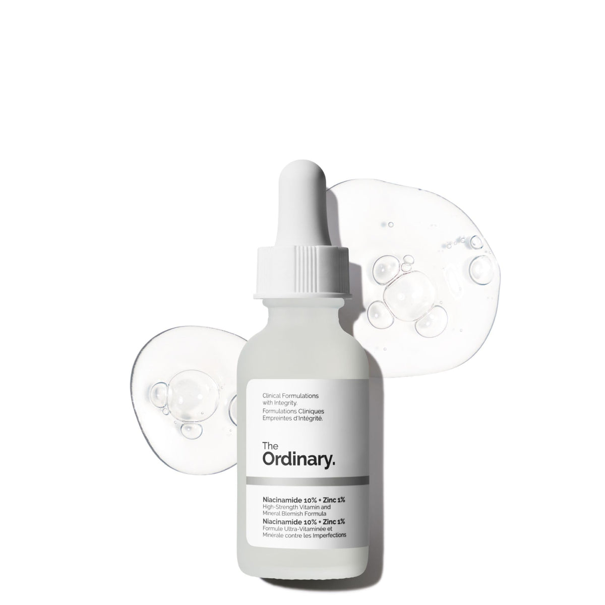 The Ordinary Niacinamide 10% + Zinc 1%, Smoothing Serum for Blemish-Prone Skin, 1 Fl Oz
