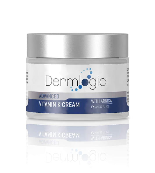 Vitamin K Cream- Moisturizing Bruise Healing Formula. Dark Spot Corrector for Bruising, Spider Veins & Broken Capillaries. Reduces Under Eye Dark Circles,