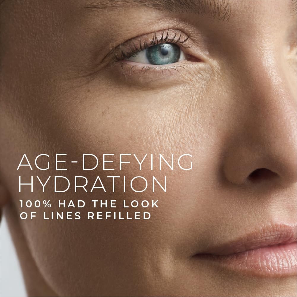 RoC Hydration+ Hyaluronic Acid Serum for Face, Hydrating, Plumping, Fragrance Free, Lightweight Formula with Collagen Proteins (1 Ounce)