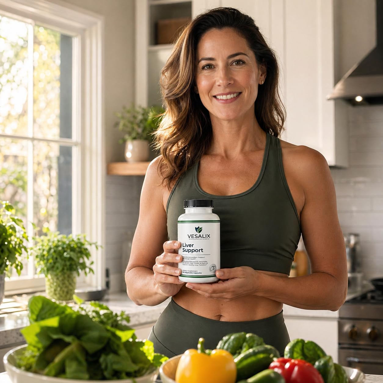 VESALIX Liver Support | 6-in-1 Liver & Digestive Support Formula | Solarplast®, Milk Thistle, Artichoke & Dandelion | Third-Party Tested