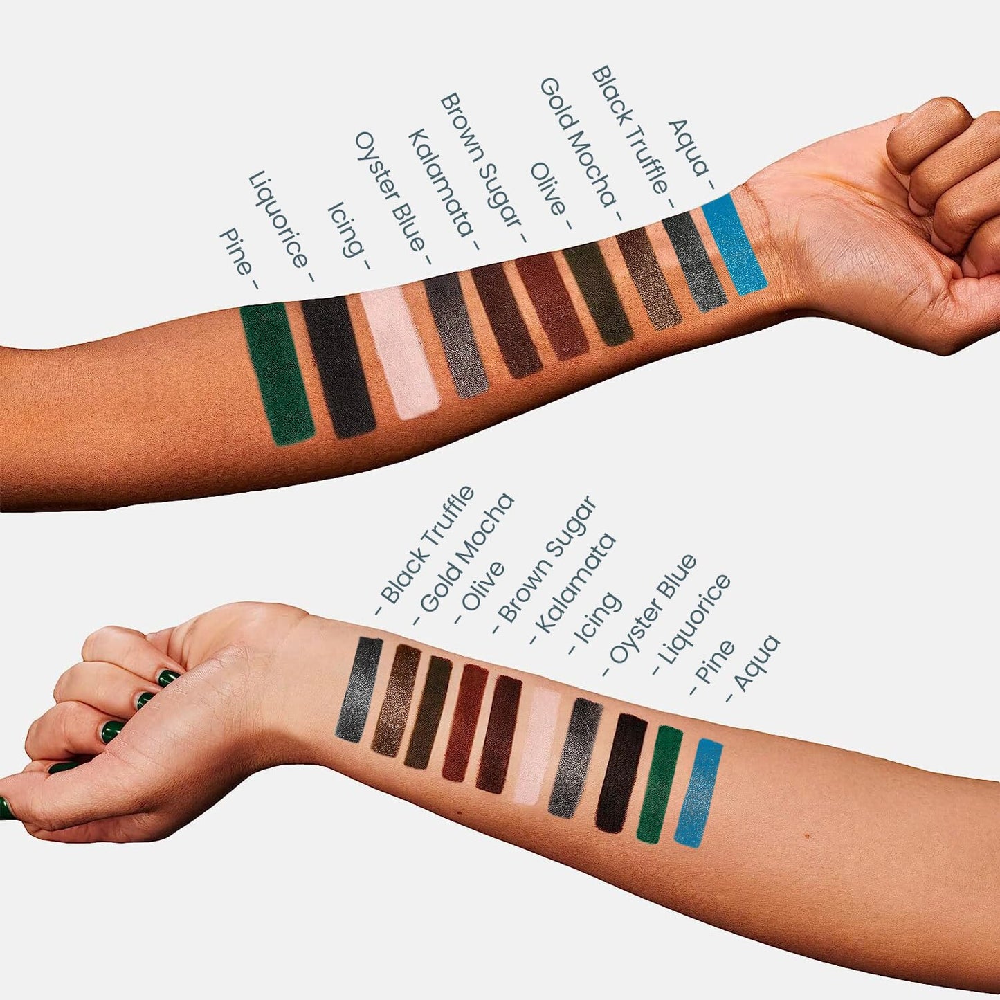 Wonderskin Eyeliner Pencil, 1440 Longwear Green Eyeliner Pencil - Waterproof, Sharpenable & Smudge Proof (Pine)