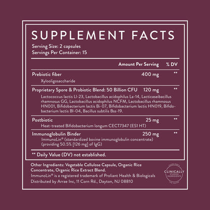 Arrae Tribiotic, Probiotics for Women, Support for Vaginal pH Balance, Gut, Immune, and Feminine Health, Prebiotics, Probiotics, Postbiotics, 30 Count