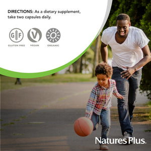 NaturesPlus Source of Life Garden Vitamin C - 60 Capsules - Immune System Support - USDA Certified Organic, Non-GMO, Vegan, Gluten Free - 30 Servings NaturesPlusBuy Supplements Australia