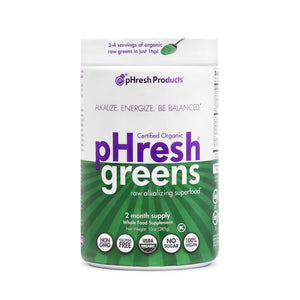 pHresh - Greens Raw Alkalizing Superfood Greens Powder - 2 Month Supply - Vegan, Kosher, Gluten Free - Natural Enzymes, Nutrients - Approved for Intermittent Fasting - 10 oz Phresh ProductsBuy Supplements Australia