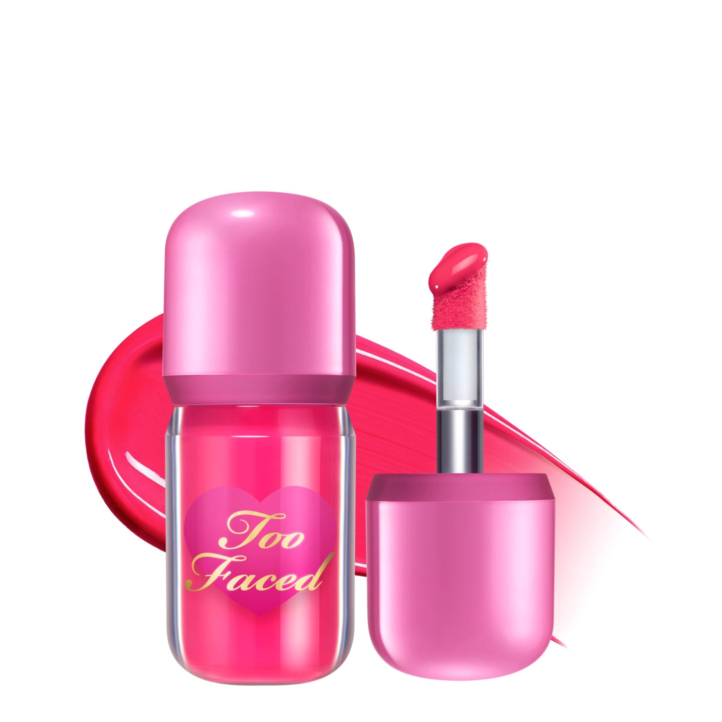 Too Faced Love Flush Blush Glowing Liquid Blush | Liquid Blush, Blendable, Luminous Blush that leaves a Flush of Color | Layer over makeup or wear alone for a natural look, Head Over Heels, 0.20 Fl Oz