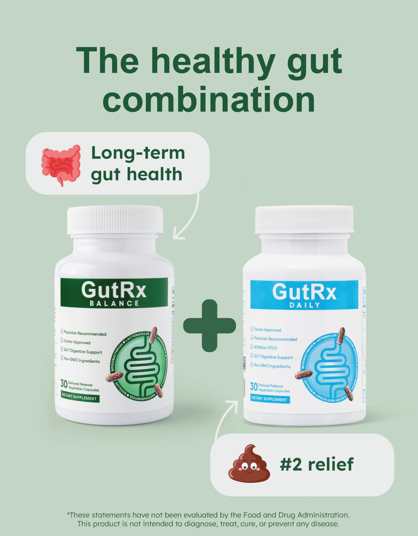 GutRx Balance – Probiotics for Women & Men with Akkermansia Probiotic & Christensenella, Alternative for Gut Health with Lactobacillus Plantarum,