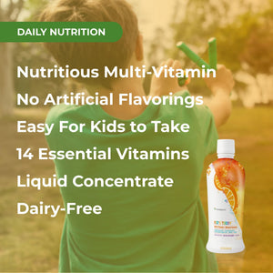 Youngevity Kid's Toddy™ - Mega Multivitamin for Kids & Children Age 2+ - 14 Vitamins, 10 Minerals, Phytonutrient Blend - Highly Absorbable - Great Tasting Orange 32 Fl Oz (Pack of 2) YoungevityBuy Supplements Australia