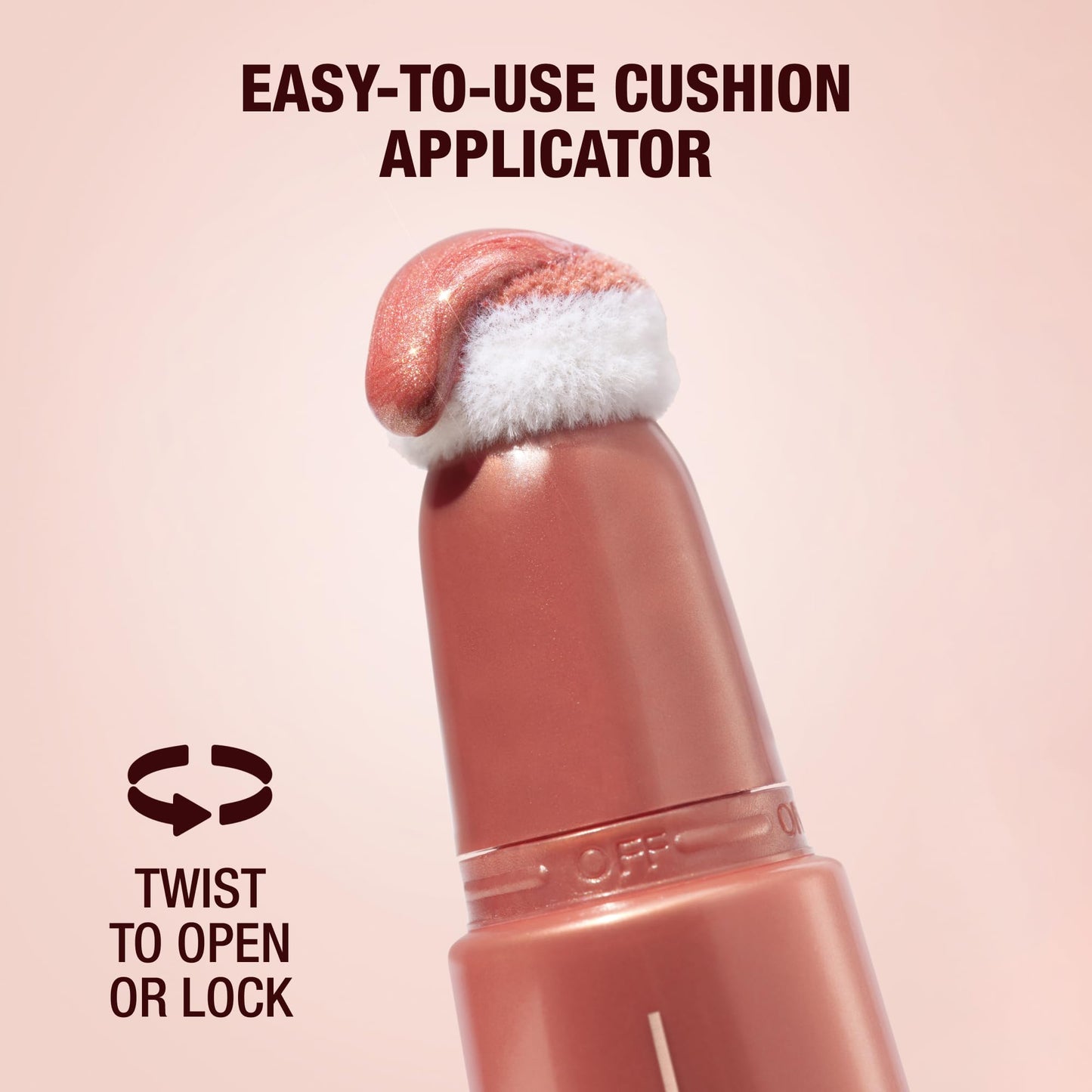 Charlotte Tilbury Glowgasm Beauty Light Wand Liquid Highlighter Makeup - Soft-Focus Pink Highlighter & Blush for Cheeks - Pearlescent