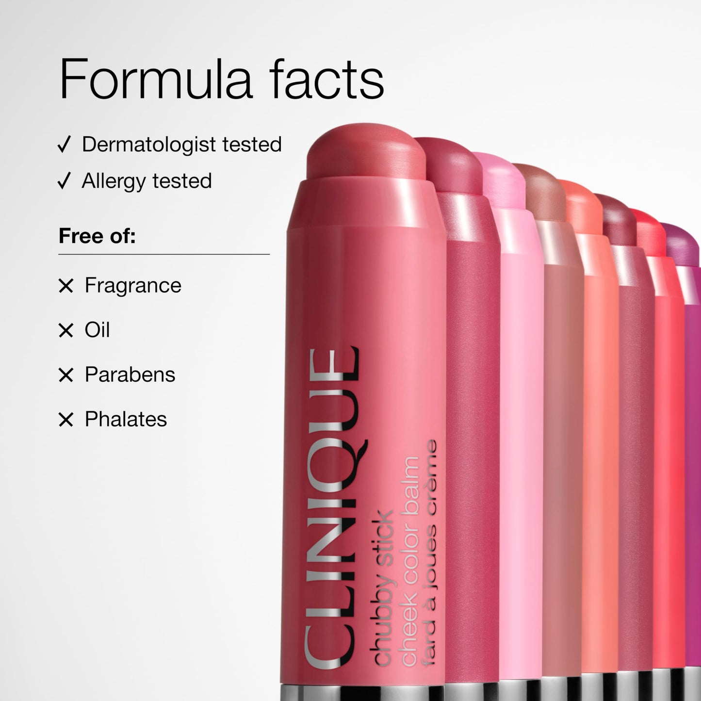 Clinique Chubby Cream Blush Stick Cheek Colour Balm | Blush For Cheeks | Long Lasting + Buildable | Create A Healthy Looking Glow | Perfect For Travel