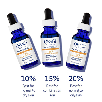 Obagi Medical Professional-C 20% Vitamin C Serum - Helps Brighten Skin Tone and Minimize the Appearance of Fine Lines & Wrinkles - 1 oz
