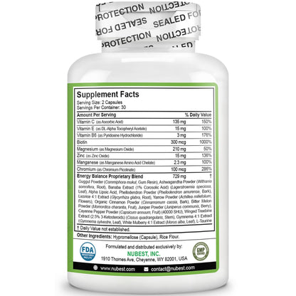 Blood Sugar - Advanced Formula with Bitter Melon, Ashwagandha, Cinnamon, Chromium, Magnesium, Vitamins, Alpha Lipoic Acid, Cayenne Pepper & More