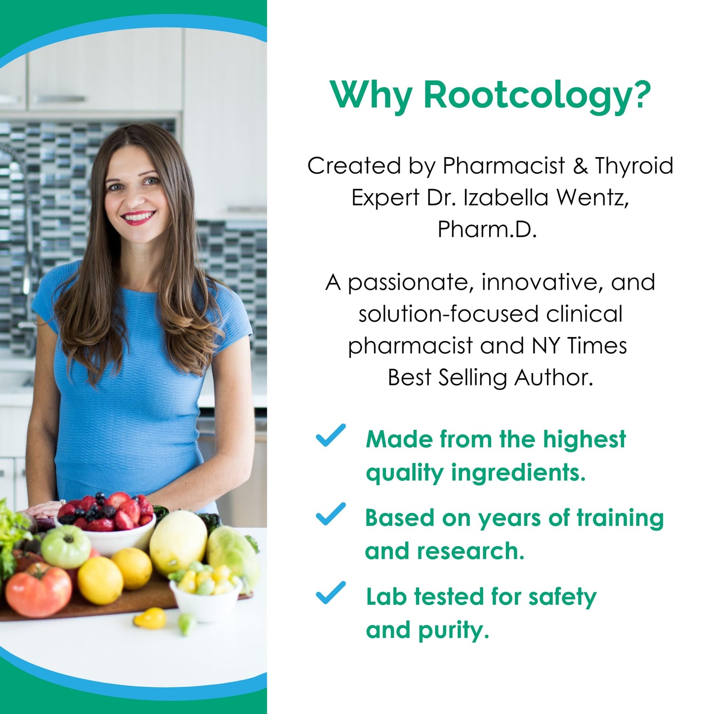 Rootcology by Dr. Izabella Wentz | Liver & Gallbladder Support with Milk Thistle, Artichoke Leaf & Beet | 90 Capsules