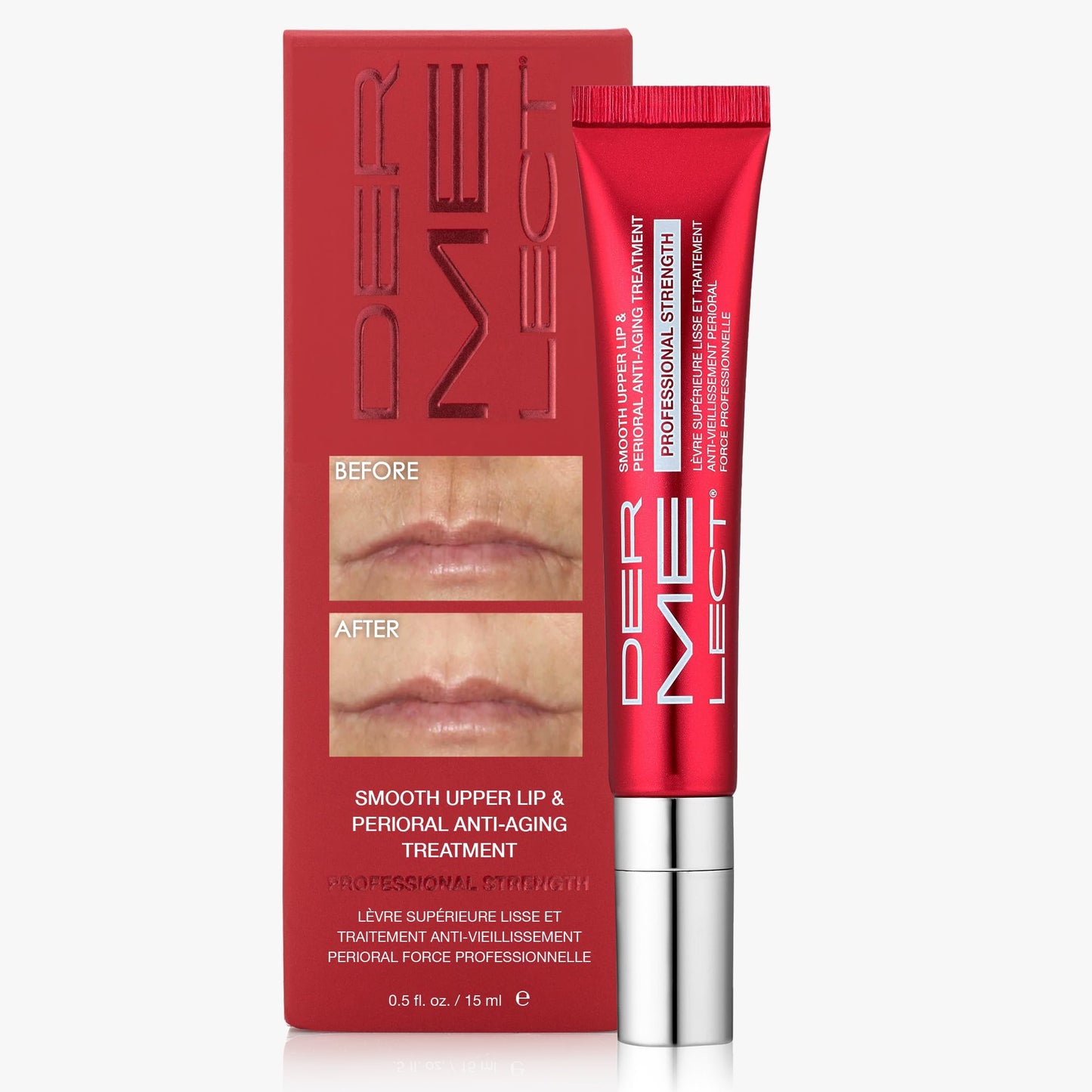Dermelect Smooth Upper Lip & Perioral Anti-Aging Treatment - Professional Strength 15ml
