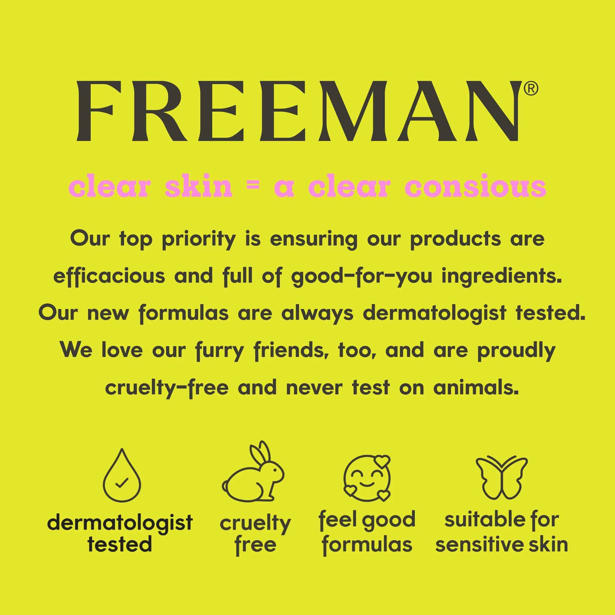 Freeman Exotic Blends French Pink Clay Peel-Off Face Mask, Pore Clearing Facial Mask, Detoxifies & Removes Impurities, Clean Skincare, For Normal & Combination Skin,