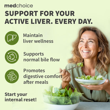 Milk Thistle Supplement w/ NAC, Artichoke & Dandelion – Liver Support Supplement & Gallbladder Supplements in One – Liver Detox – Milk Thistle