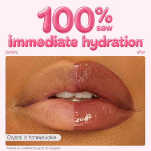 tarte maracuja juicy lip plump – Hydrating & Volumizing Lip Plumper Gloss Balm with Nourishing Hyaluronic Acid, Plumps & Moisturizes, Vegan & Cruelty-Free, full size, honeysuckle