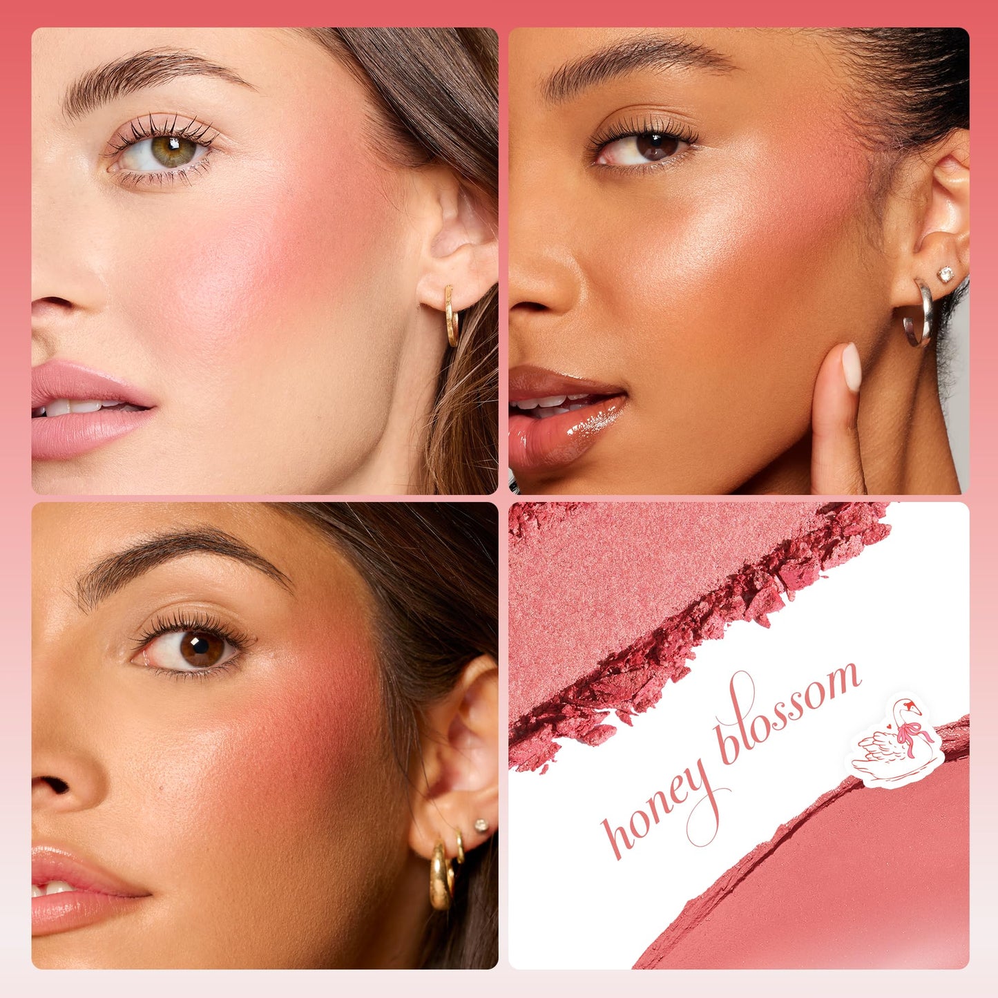 tarte macaron blush & glow duo - Multi-Use Longwear Makeup with Peptides, Cream & Powder Blush Duo with Blend Bar for a Buildable Bright Lifted Look, Vegan & Cruelty-Free, full size, honey blossom