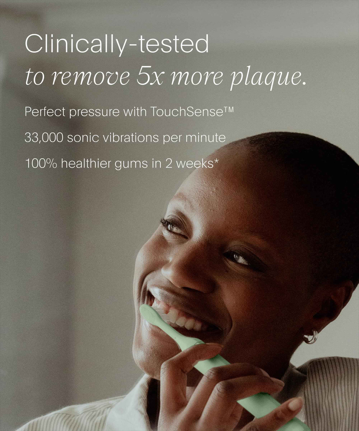 SURI 2.0 New Sonic Electric Toothbrush with Pressure Sensor | 1 Month+ Battery | Electric Toothbrush for Adults