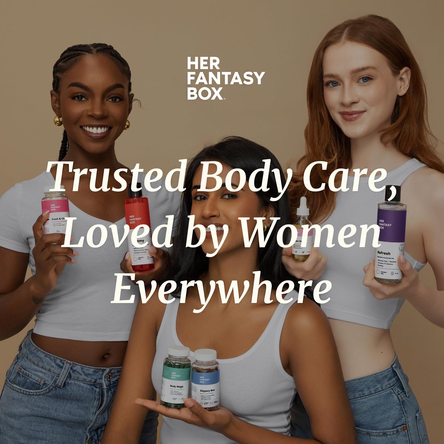 Her Fantasy Box | Healthy Box | Vaginal Probiotics for Women – Prebiotics + Advanced Lactobacillus Blend – Supports Natural Hormonal Balance – Feminine Health Support with Cranberry & D-Mannose