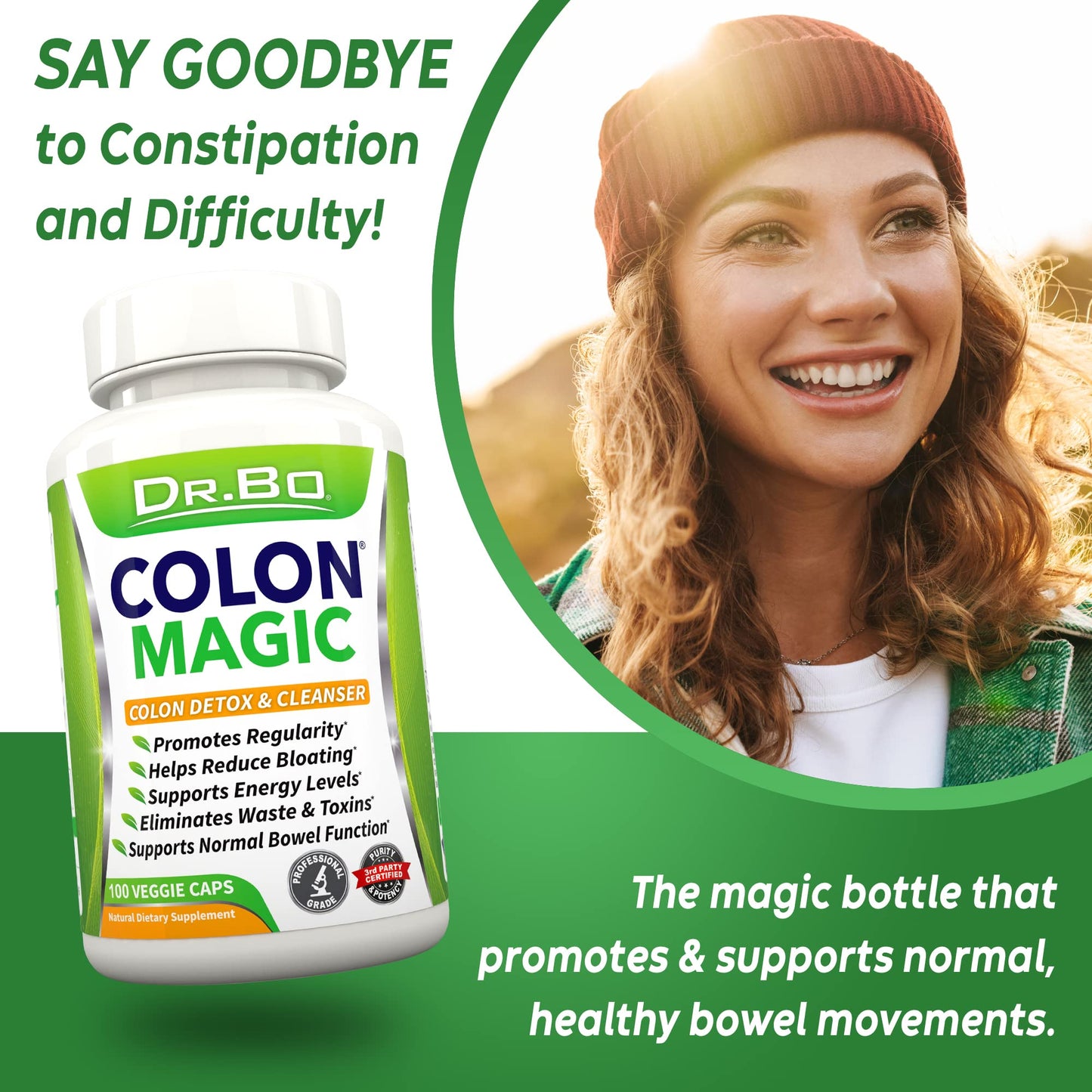 Colon Cleanse Detox Formula - Natural Bowel Cleanser Pills for Intestinal Bloating & Fast Digestive Cleansing - Daily Constipation Relief Supplement Gut