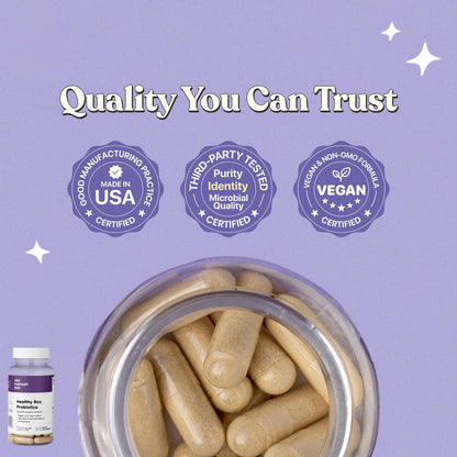 Her Fantasy Box | Healthy Box | Vaginal Probiotics for Women – Prebiotics + Advanced Lactobacillus Blend – Supports Natural Hormonal Balance – Feminine Health Support with Cranberry & D-Mannose