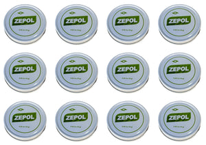 Zepol Original - Long-Lasting Topical Analgesic Ointment for Muscles, Joints, Backache, Sprains, and Strains - Pack of 12 Cans, 0.35 oz Each ZepolBuy Supplements Australia