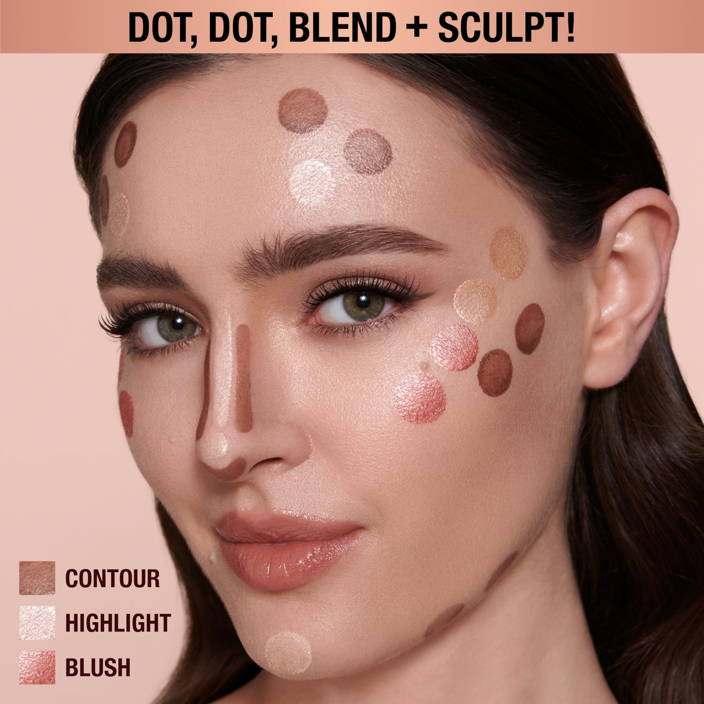 Charlotte Tilbury Pillow Talk Beauty Light Wand Liquid Highlighter Makeup - Soft-Focus Nude-Pink Highlighter & Blush for Cheeks - Pearlescent, Weightless Radiant Finish - Pillow Talk Original