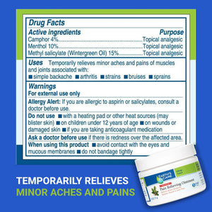 Earth's Care Pain Relieving Ointment - Triple Action Muscle and Joint Pain Relief Cream - Topical Analgesic 2.5 oz (3 Jars) Earth's CareBuy Supplements Australia