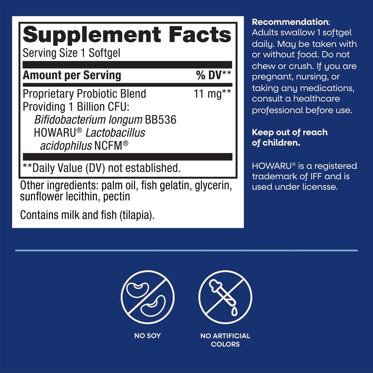 Nature's Way Probiotic Pearls Acidophilus, Supports Digestive Balance & Gut Health*, Reduces Occasional Constipation and Bloating*, 1 Billion CFU, No Refrigeration Required, 30 Softgels