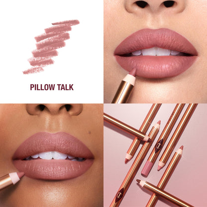 Charlotte Tilbury Lip Cheat Lip Liner Pencil - Creamy Fuller-Looking Lip Pencil with Jojoba Oil & Hyaluronic Acid - Waterproof, Smudge-Proof