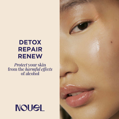 Nouel | Skin + Liver + Immunity Support | Recovery Supplement for Drinking | Milk Thistle, NAC, Hyaluronic Acid, CoQ10, Biotin,