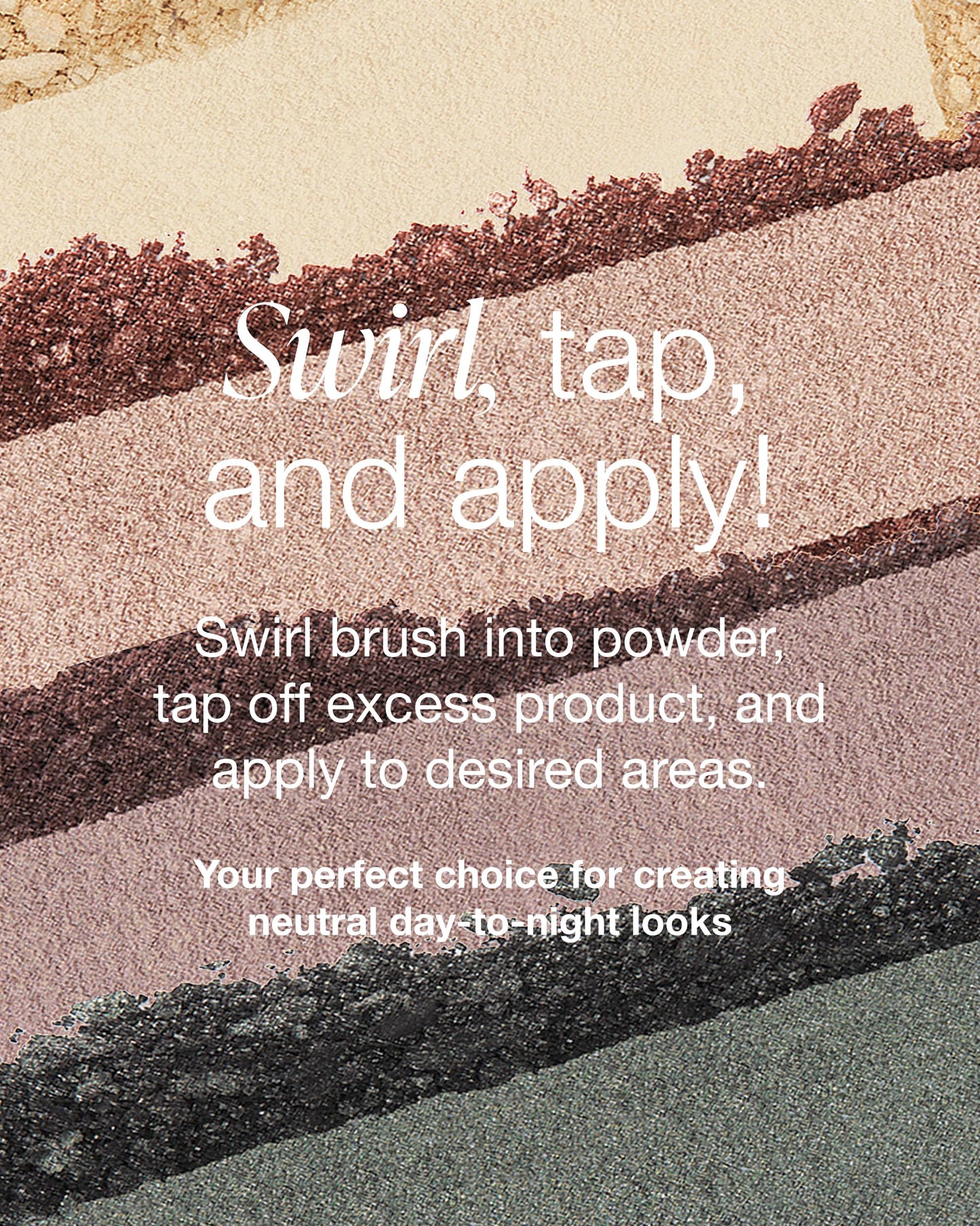 Mineral Fusion Eyeshadow Palette - Four Pressed Powder Shades in Matte, Satin, and Shimmer Finishes - Natural, Lightweight Vegan Eye Makeup - (Glamping)